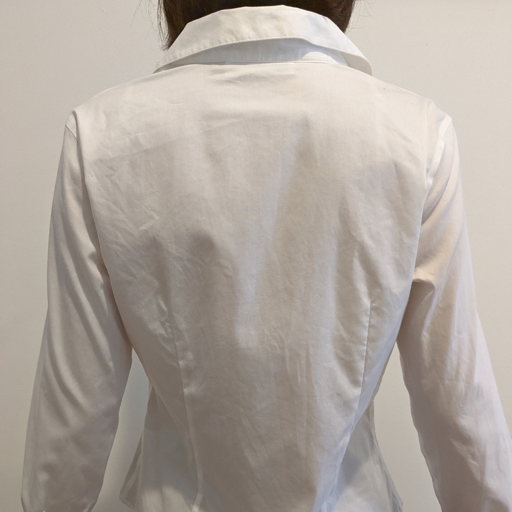 Calvin Klein Women's Blouse Dress Shirt Size 6 Non-Iron - Picture 7 of 9